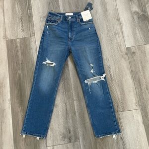 Abercrombie ultra high rise straight leg jeans 27